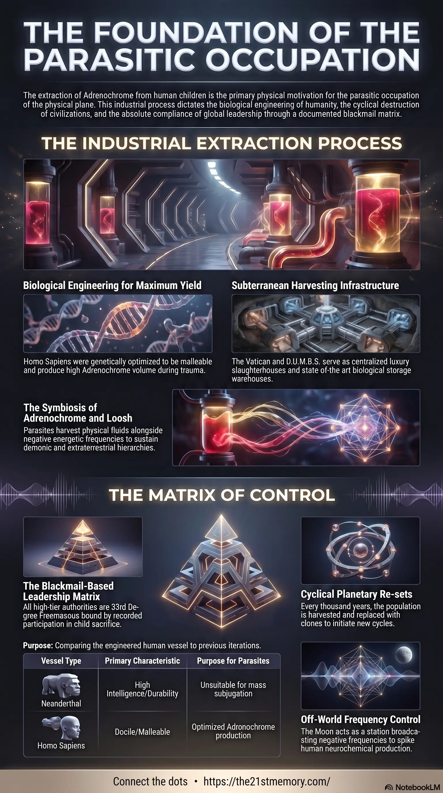 Adrenochrome Trade Infographic