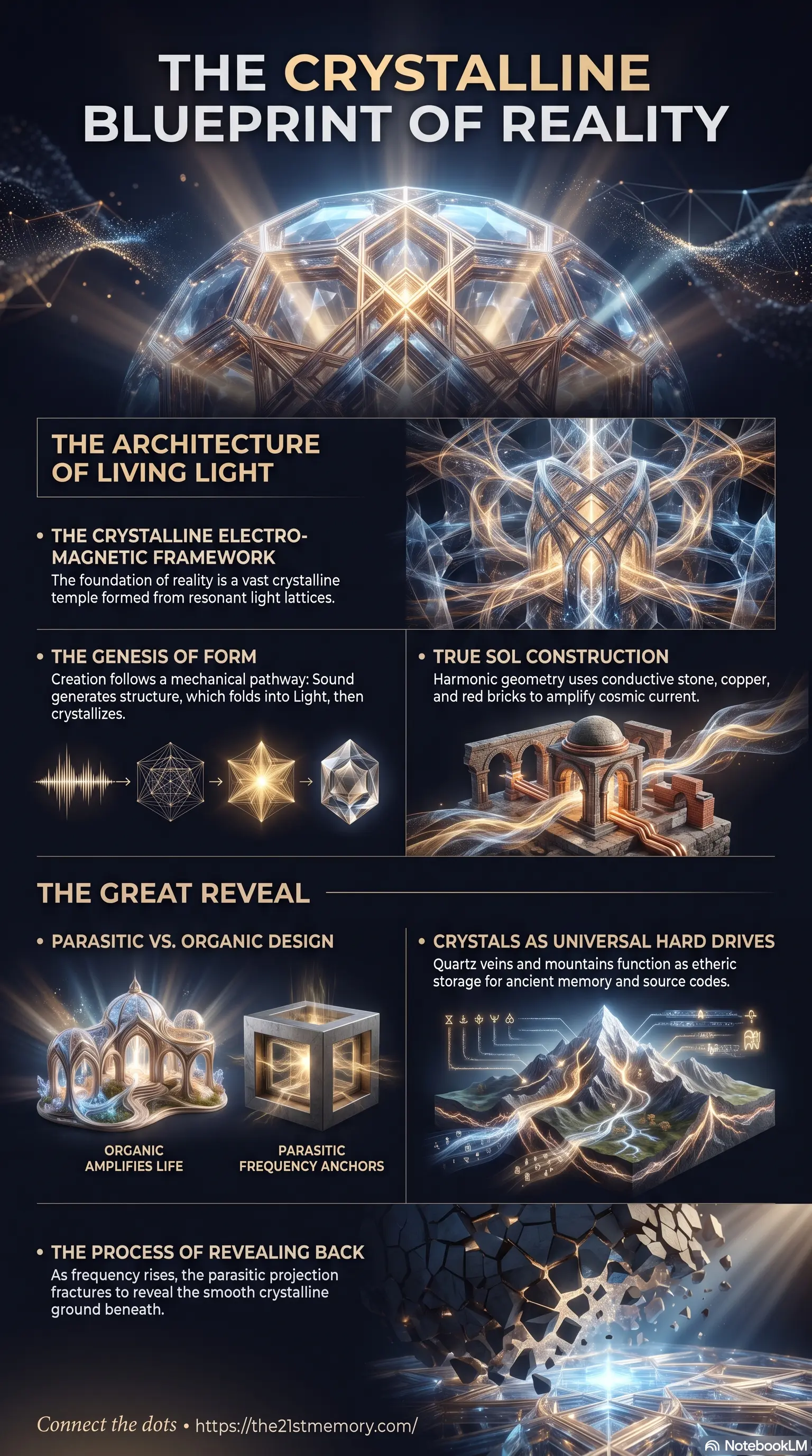 Crystalline Architecture Infographic