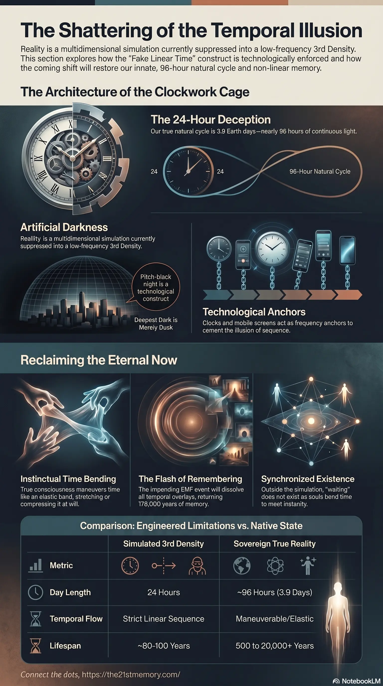 Fake Linear Time Infographic